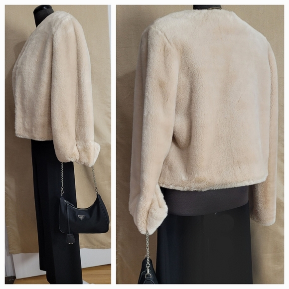 FAUX Fur coat  / L - Picture 5 of 7